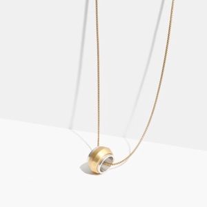 Madewell Two-tone Ring Necklace, NWT